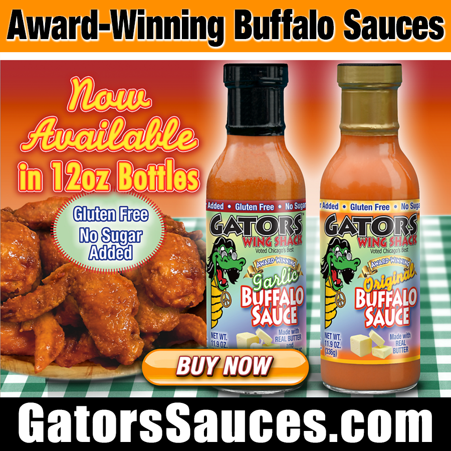 BUY AWARD-WINNING GATORS BUFFALO SAUCES NOW!!!